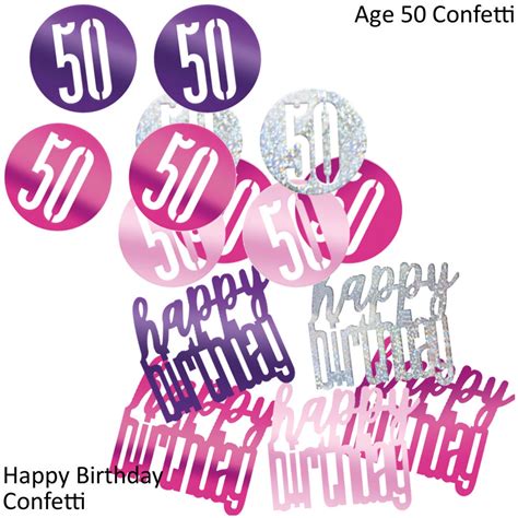 Pink 50th Birthday Decorations 50th Birthday Balloons 50th Etsy