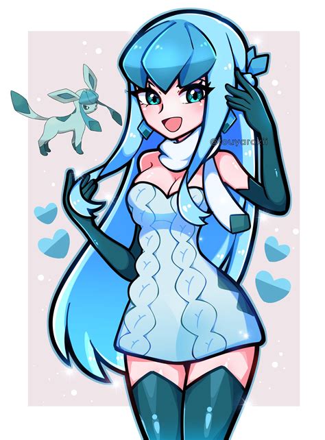 Touya ★ On Twitter Glaceon Gijinka 😳 Pokemon