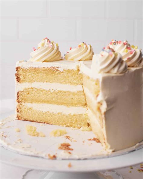 The Best French Vanilla Cake Bonni Bakery