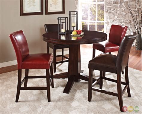 Though there are several wonder brands and models of bar height high chairs out there, finding one that truly caters to your needs might be a little difficult. Set Of 2, Hartford Red Leather Upholstered Counter Height ...