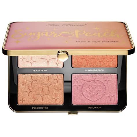 Too Faced Sugar Peach Palette Swatches Popsugar Beauty