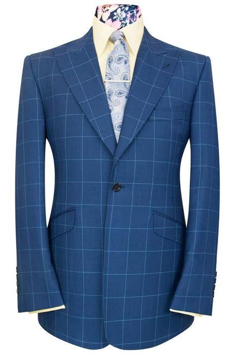 Suits William Hunt Savile Row Blue Suit Suits Summer Suits Men