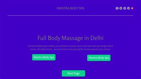 Mantra Body Spa Full Body Massage Delhi