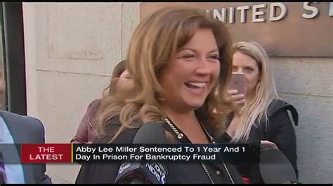 Former ‘dance Moms Star Abby Lee Miller Sentenced To Prison For Bankruptcy Fraud