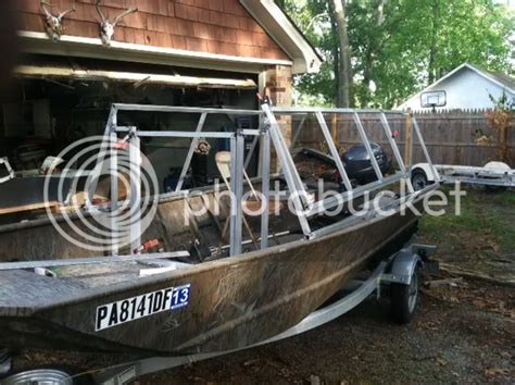 Boat Blind Build Waterfowl Boats Motors And Boat Blinds