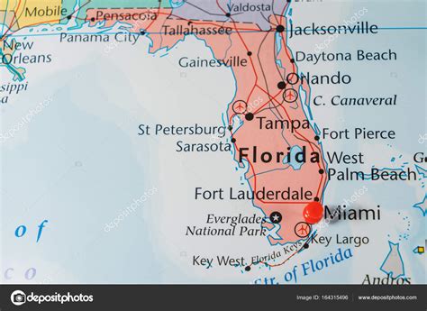 Mapa Florida Usa