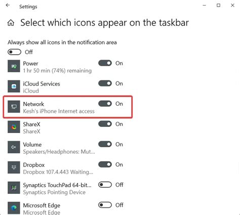 Wi Fi Icon Not Showing Or Missing From Taskbar In Windows 1110