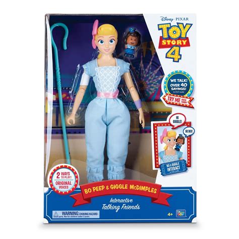 Disney Pixar Toy Story 4 Bo Peep And Giggle Mcdimples Interactive Talking