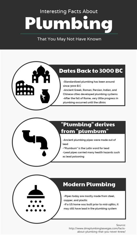 Interesting Facts About Plumbing Infographic Plumbingfacts Plumbing