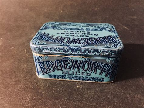 Antique Edgeworth Pipe Tobacco Tin Collectible Tobacco Tins Etsy