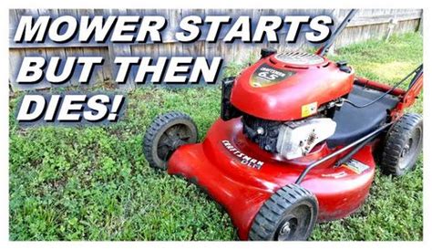 Lawn motor backfire when starts? Gasoline Lawn Mower Starts And Stalls Cause - ARKHENO.COM
