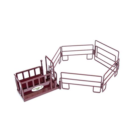 Cattle Squeeze Chute Set Red Little Buster Toys