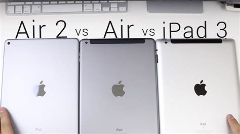 Ipad Air 2 Vs Ipad Air Vs Ipad 3 Hardware And Speedtest Youtube