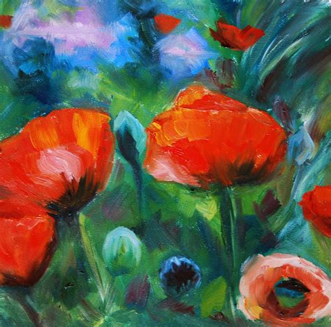 Kristen Reitz Green Impressionist Flower Paintings Galore
