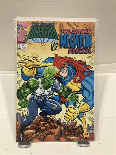 Savage Dragon Vs Savage Megaton Man 1 1993 Image Comics