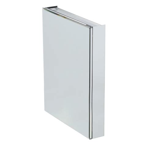 Inside of door and back interior of cabinet are also mirrored. 36 Inch Frameless Mirrored Medicine Cabinet Home Depot ...