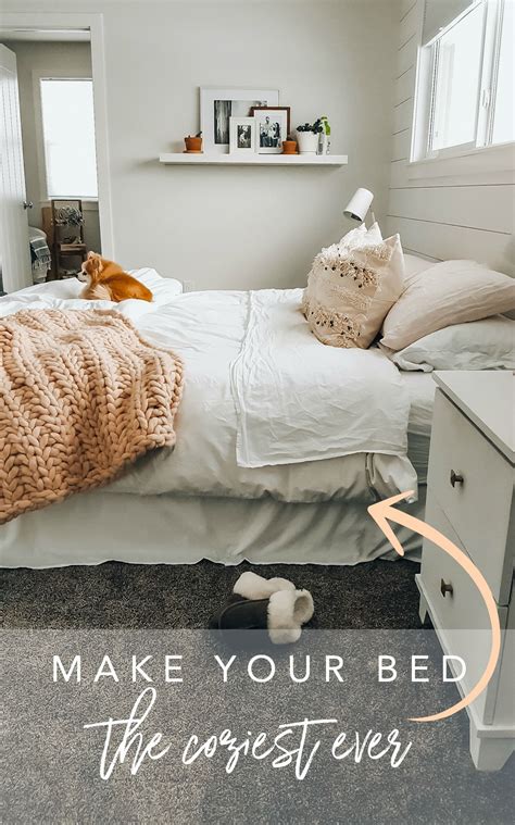 5 Steps To A Cozy Bed Make Your Bed Cozy Bed How To Make Bed