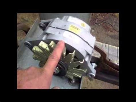 The average backyard engineer can construct a wind power plant in about two hours. Alternator DEMO Wiring, connection to Battery, Capacitors ...