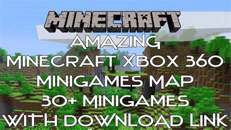 Minecraft Xbox 360 Amazing Mini Games Map 30 Minigames With