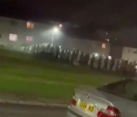 Scots Police Chief Vows To Catch ‘disgraceful Bonfire Night Yobs After Cop Hit In The Head With