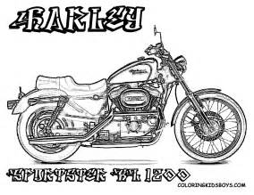 Old harley davidson coloring page for kids from mimi panda. Macho Harley Davidson Coloring | Harley Davidson ...