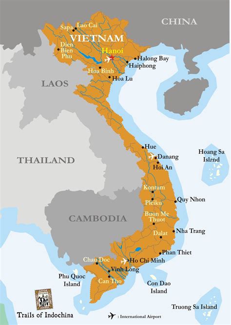 Vietnam Map Vietnam Map Vietnam Laos Thailand