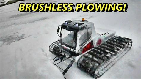Kyosho Blizzard Brushless First Snow Plow Job Youtube