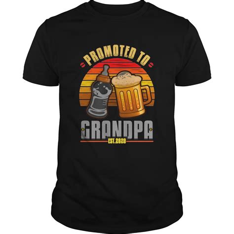 Promoted To Grandpa Shirt Trend Tee Shirts Store