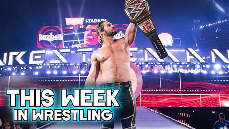 This Week In Wrestling Seth Rollins Cashes In Money In The Bank At