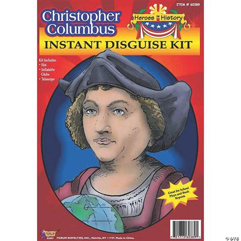 Heroes In History Christopher Columbus Costume Hat And Accessories