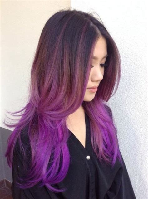 The purple starts off with subtle pink undertones and quickly picks up strong blue undertones. 40 Versatile Ideas of Purple Highlights for Blonde, Brown ...