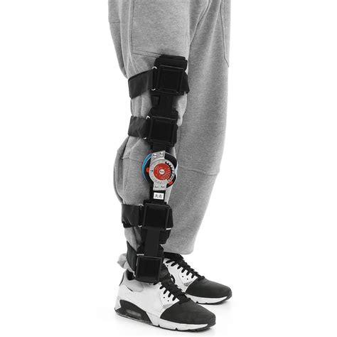 Adjustable Hinged Knee Brace Rom Knee Immobilizer Brace Leg Braces