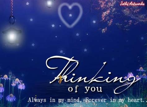 Thinking Of You With Stars Of Night Free Thinking Of You Ecards 123