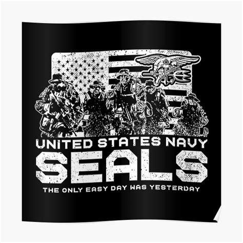 United States Navy Seals Poster By Alt36 Redbubble