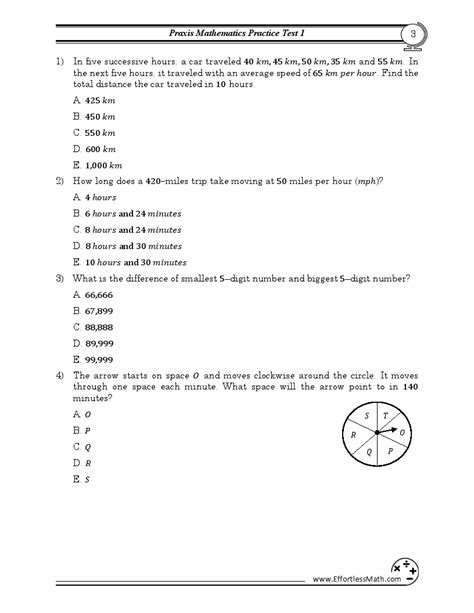 5 Praxis Core Math Practice Tests Extra Practice To Help Achieve An