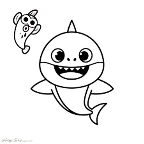Free printable baby shark coloring pages for kids. 11 Baby Shark Coloring Pages Free Printable For Kids Easy and Funny - COLORING PAGES FOR KIDS ...