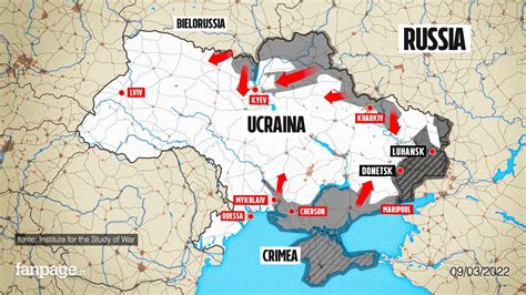 Ucraina 2022 Mappe E Riassunto Della Guerra