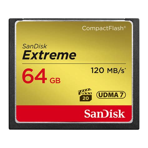64gb Sandisk Cf Memory Card Compact Flash Soho Broadcast