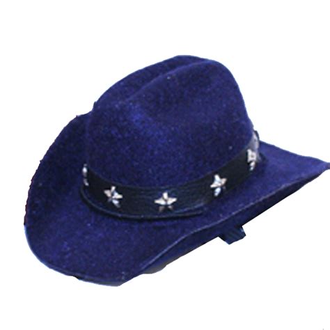 Dog Cowboy Hat Blue At Baxterboo