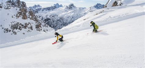 Lagazuoi Ski Tour I Hidden Valley Arabba Fodom Dolomites Italy