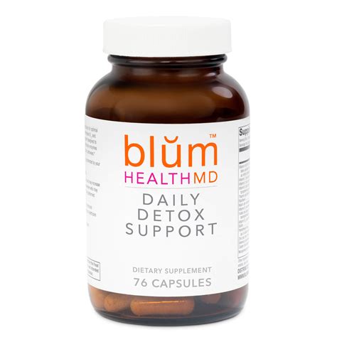 Daily Detox Support Capsules Blum Health Md