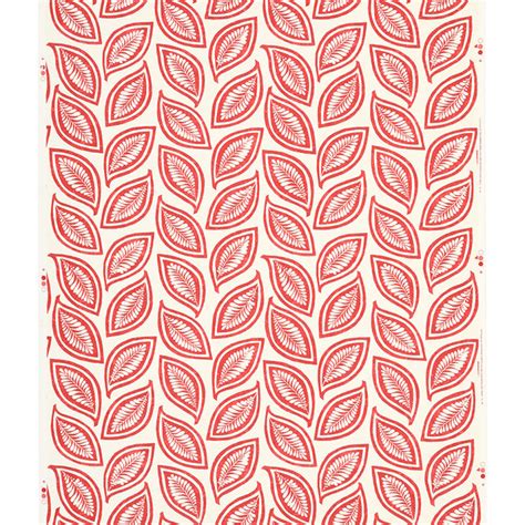 Pkaufmann Leaf Forever Scarlet 54 Fabric