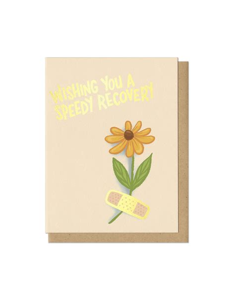 Speedy Recovery Get Well Cards Greeting Cards