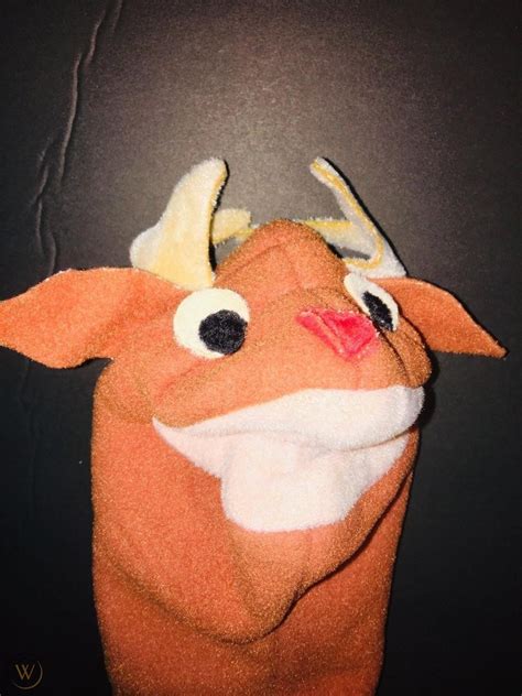 Baby Einstein Santa Dvd Reindeer Puppet Super Rare Rudolph Red Nose