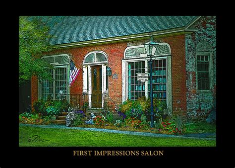 First Impressions Salon In Woodstock Vermont Photograph By Nancy