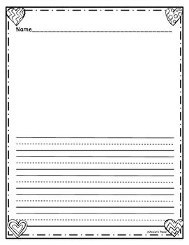 Often, even students are asked to write a short essay or story in order to determine the level of proficiency in written english. Valentine Writing Paper FREEBIE by Josie's Place | TpT