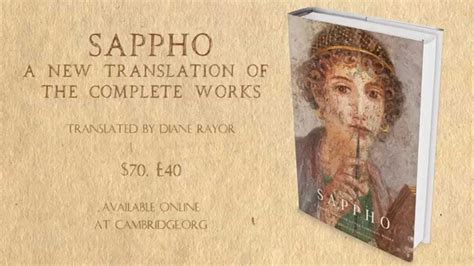 Sappho A New Translation Of The Complete Works Youtube