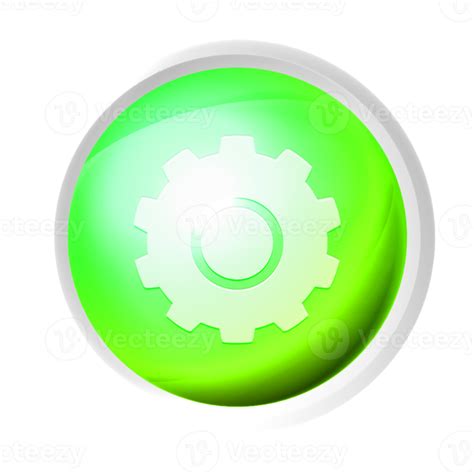 Setting Or Tool Symbol Colorful Game Button 20967751 Png