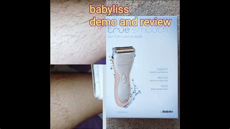 Babyliss True Smooth Lady Shaver Bu Unboxing Demo Review On Shaving Trimming Legs And Hands