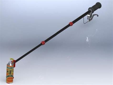 Spray Can Holder With Telescopic Extension Pole Download Free 3d